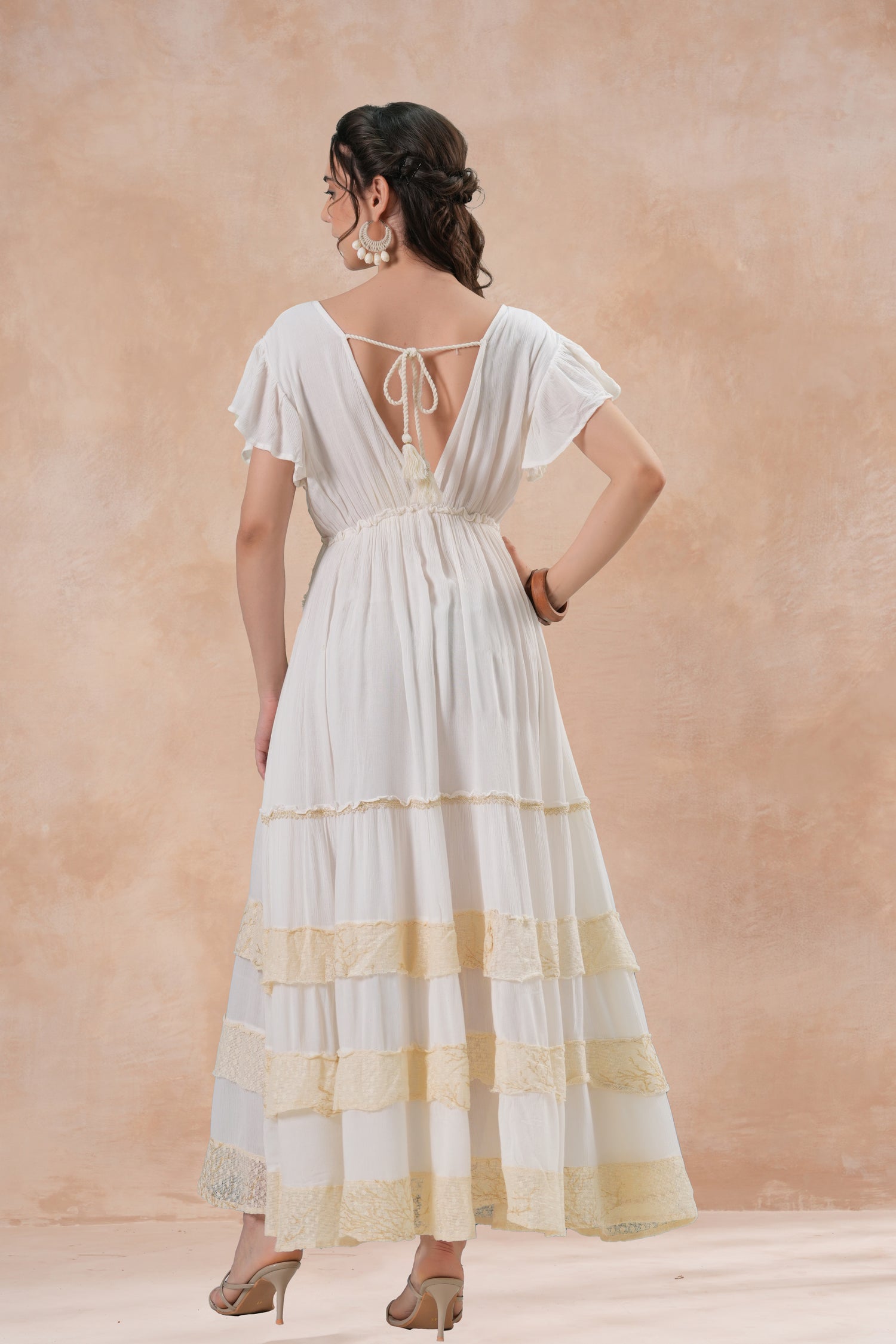 Vestido Anaya Ivory Boho