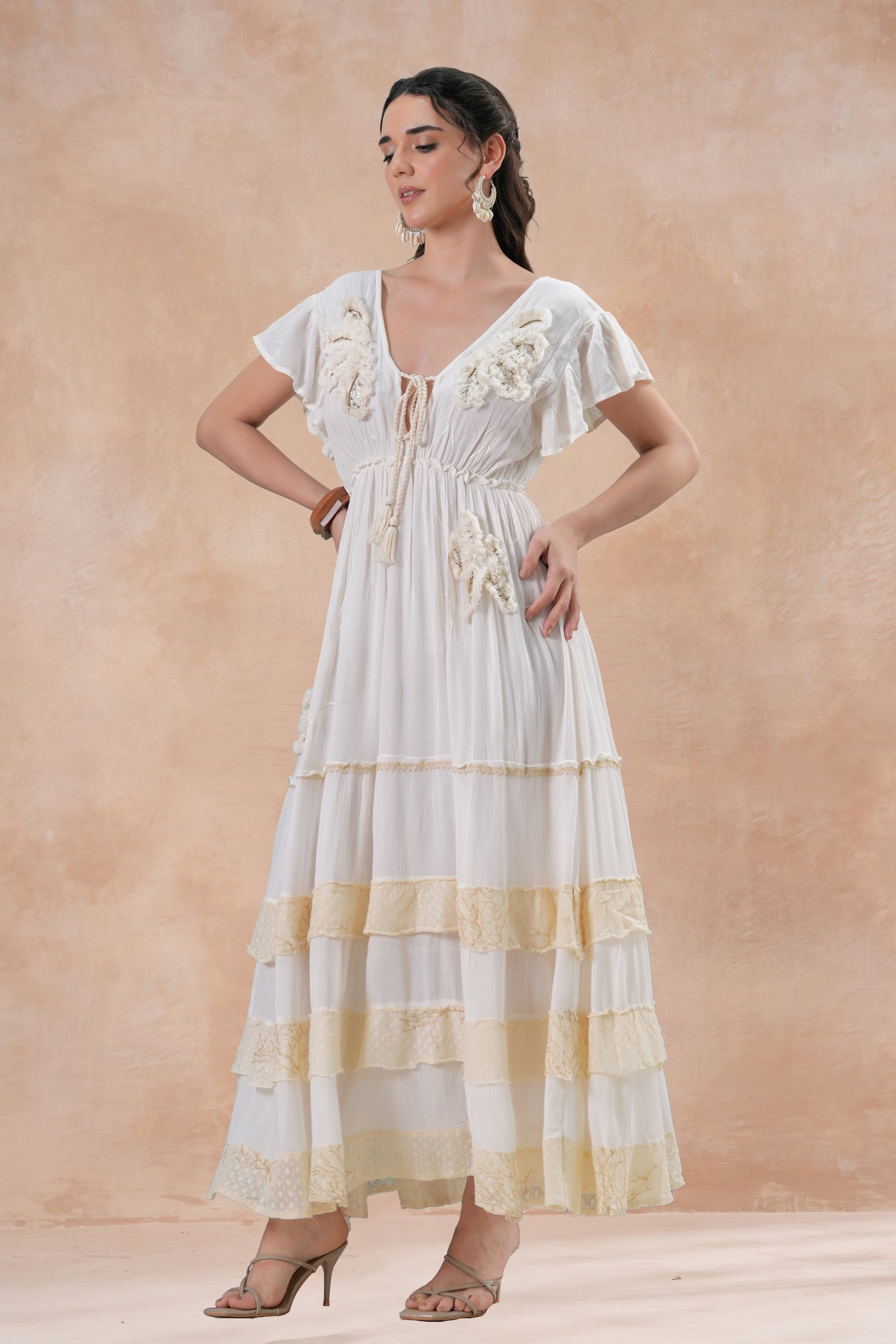 Vestido Anaya Ivory Boho