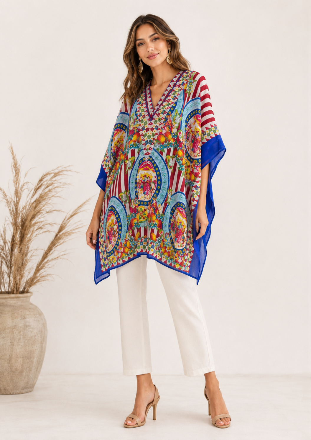 Kaftán Mediterranean Mosaic Blusa