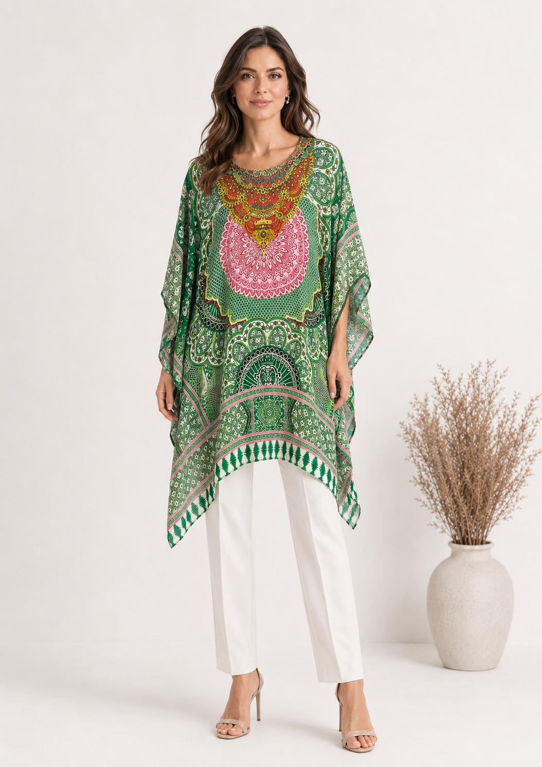 Kaftán Azure Mandala Luxe Blusa