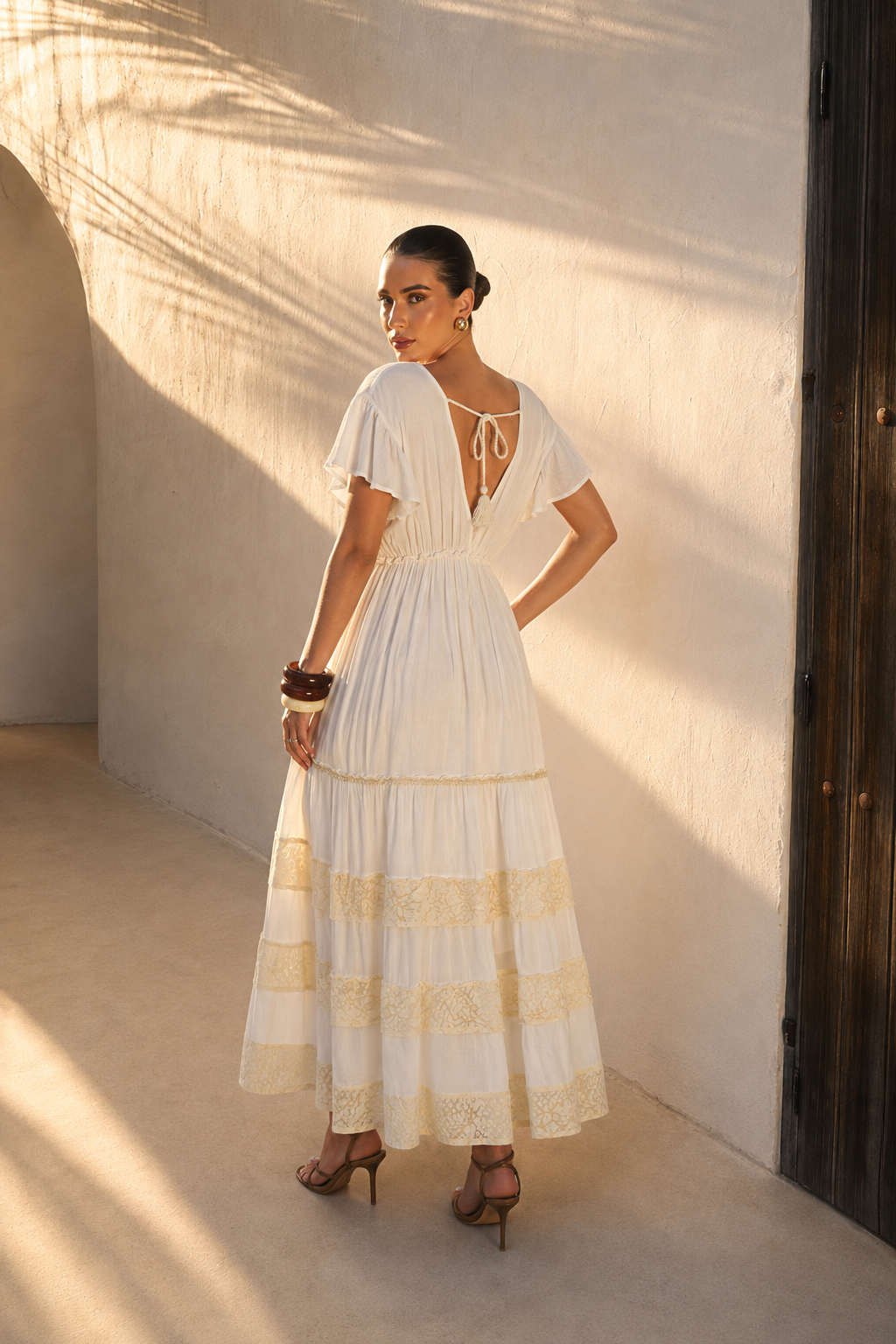 Vestido Anaya Ivory Boho