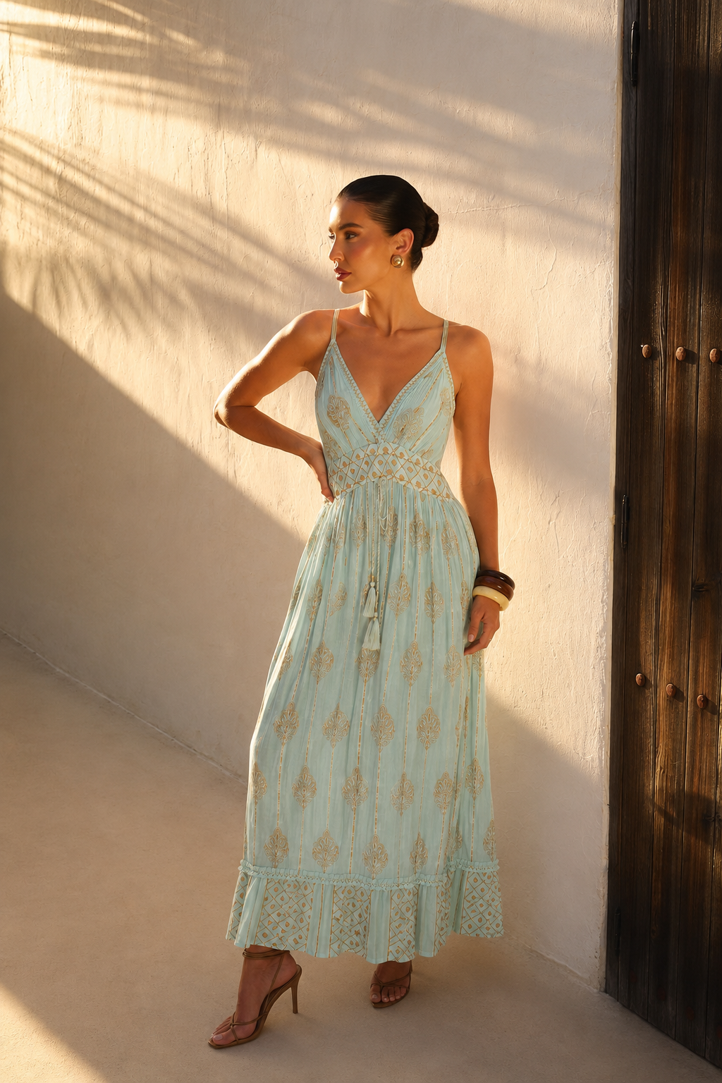 Vestido Largo Golden Dune