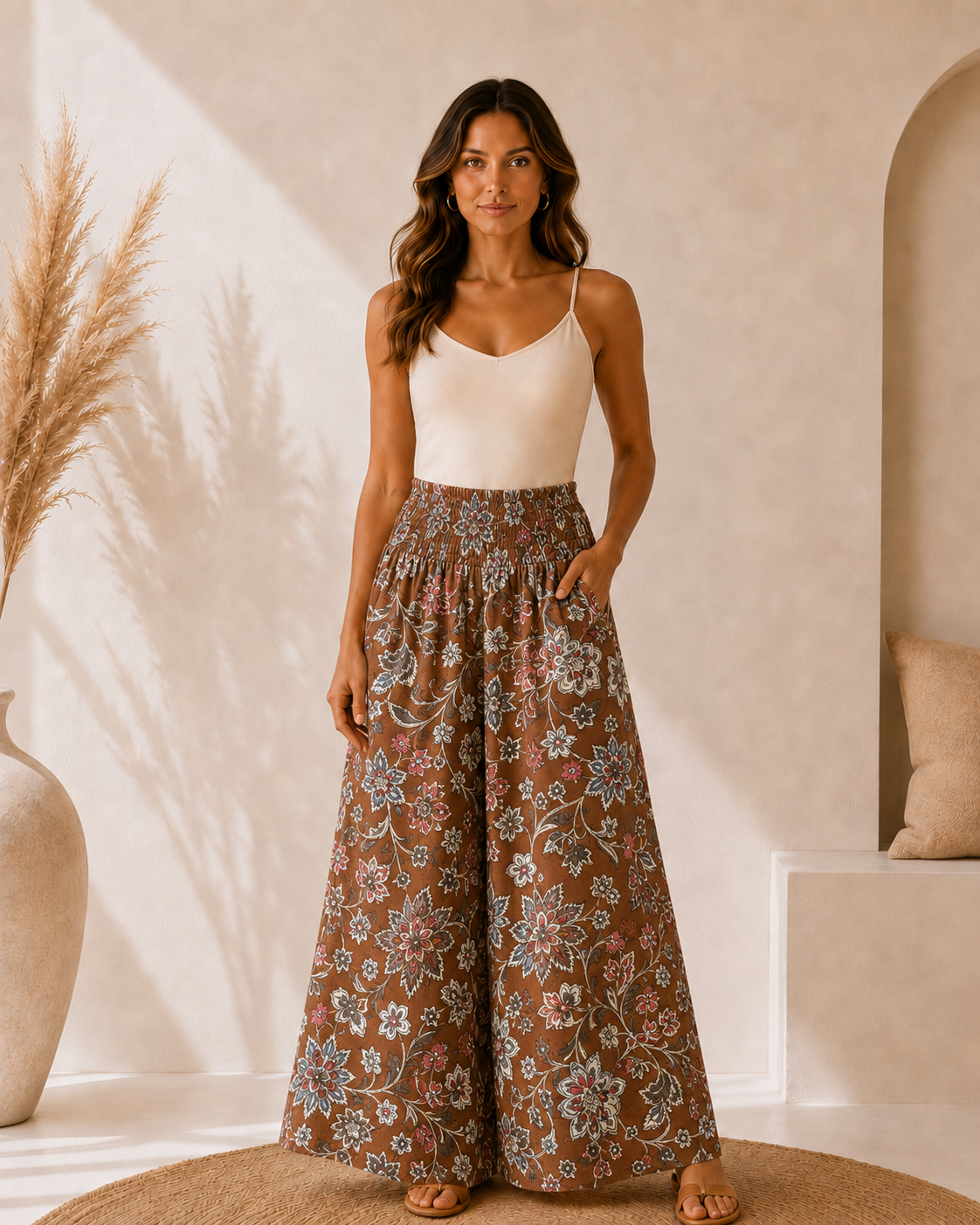 Pantalón Palazzo Estampado