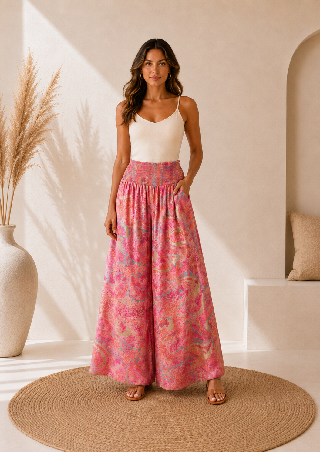 Pantalón Palazzo Estampado