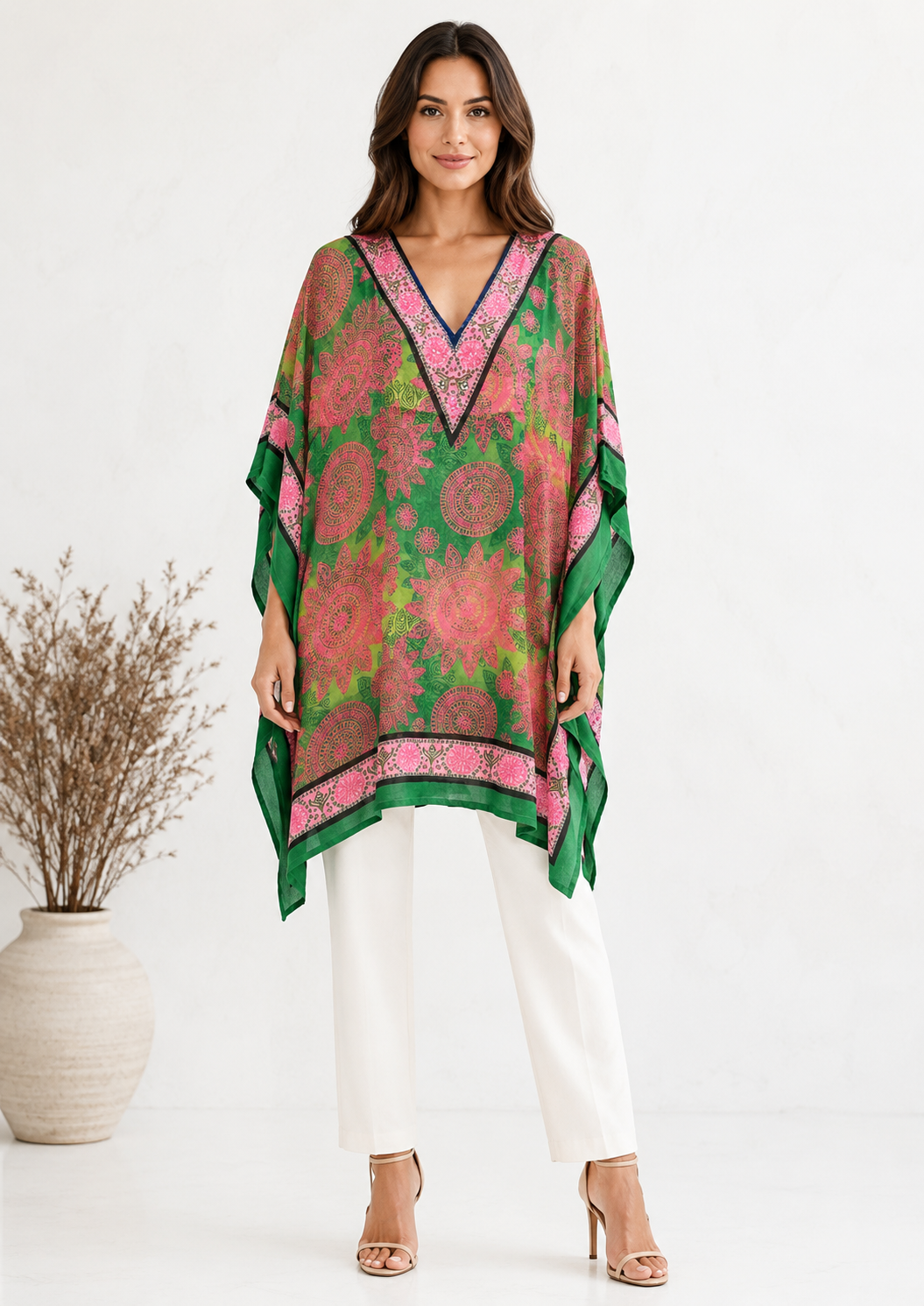Kaftán Azure Mandala Blusa
