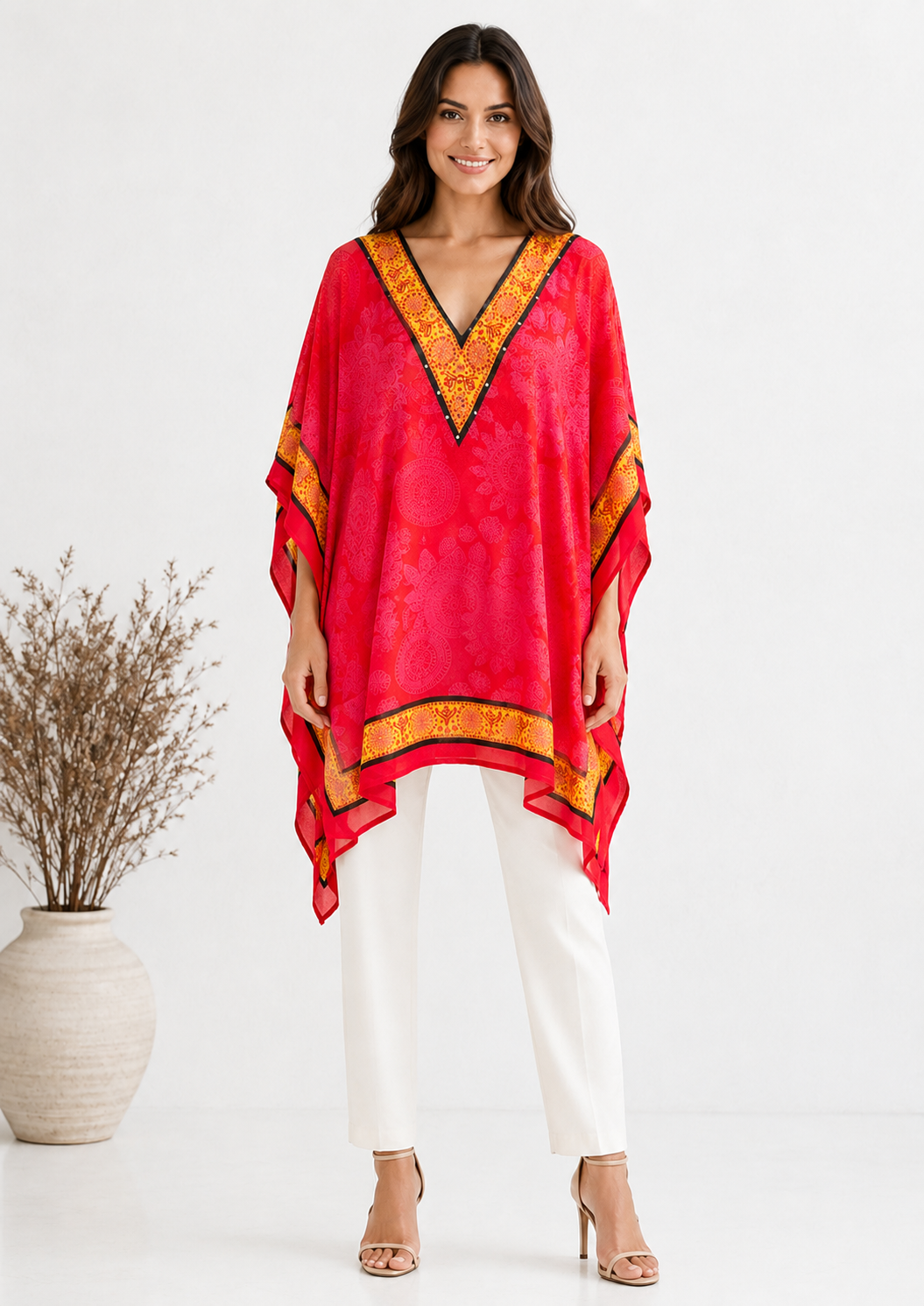 Kaftán Azure Mandala Blusa