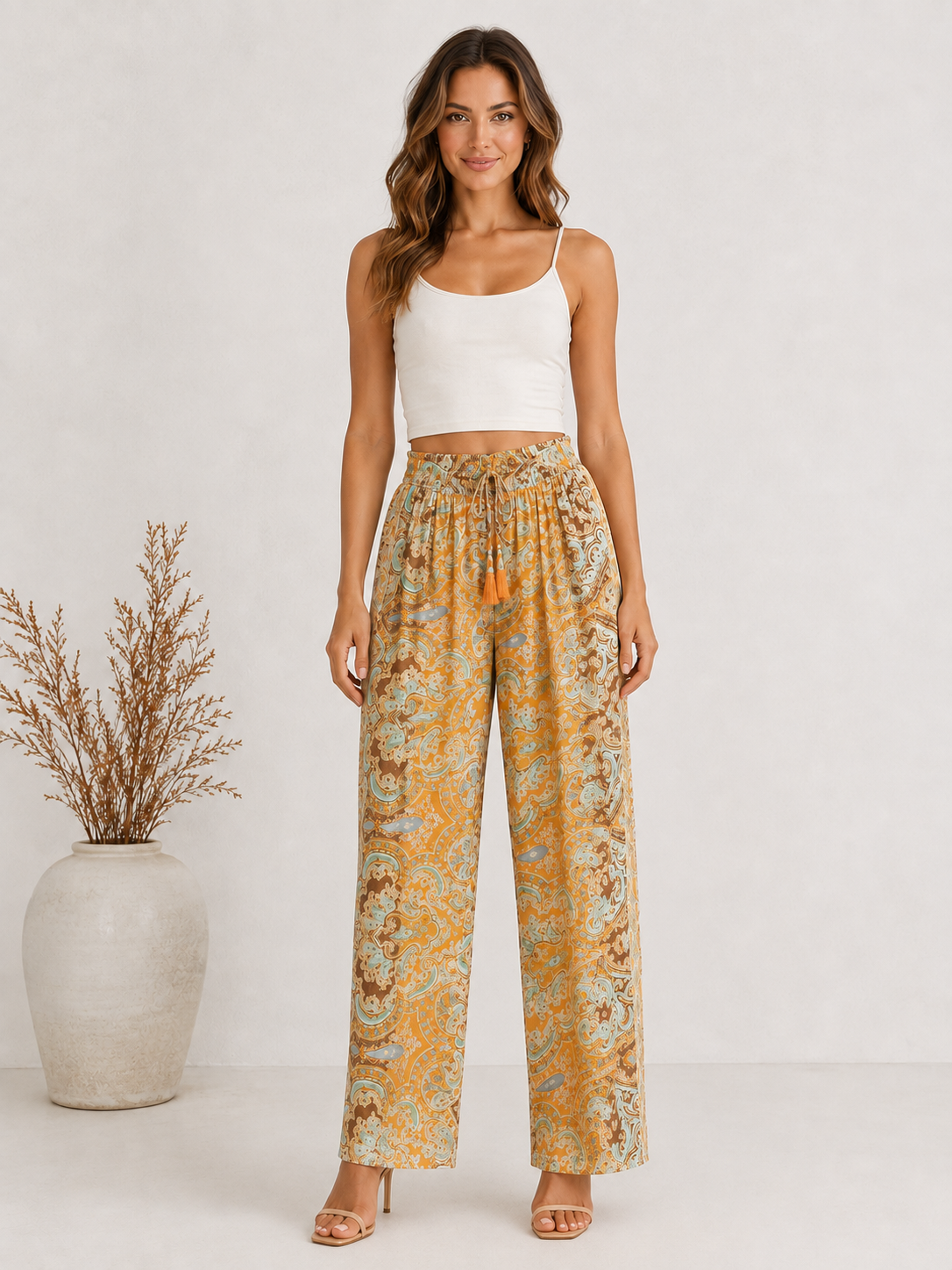 Pantalón Palazzo Nomad Paisley