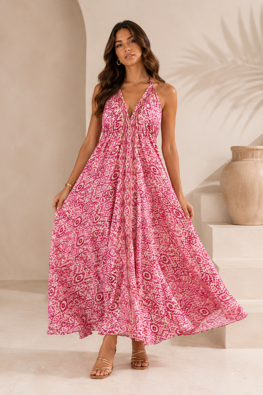 Vestido Maxi Anaya Halter