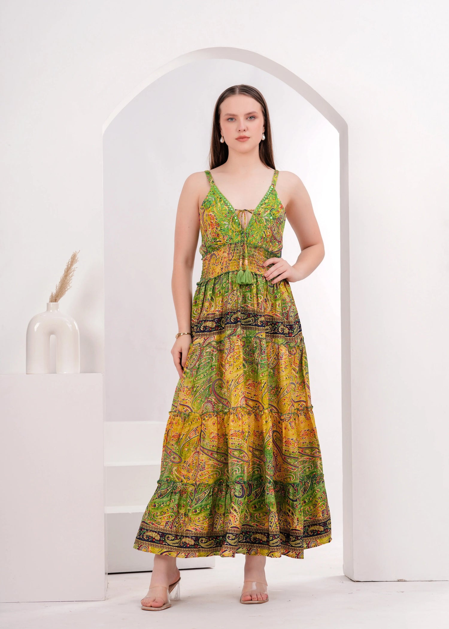 Vestido Maxi Boho Statement