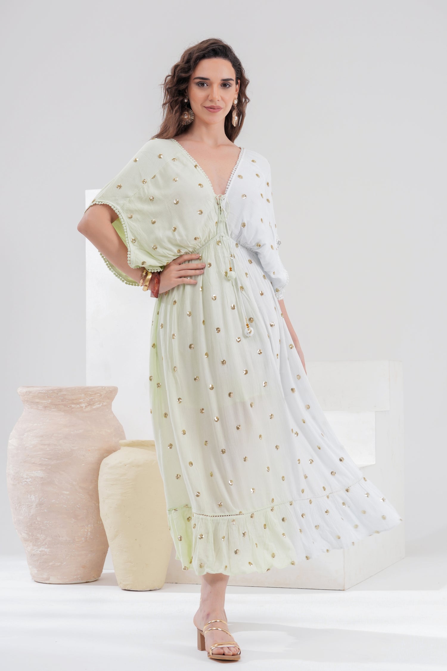 Vestido Maxi Dual Mint