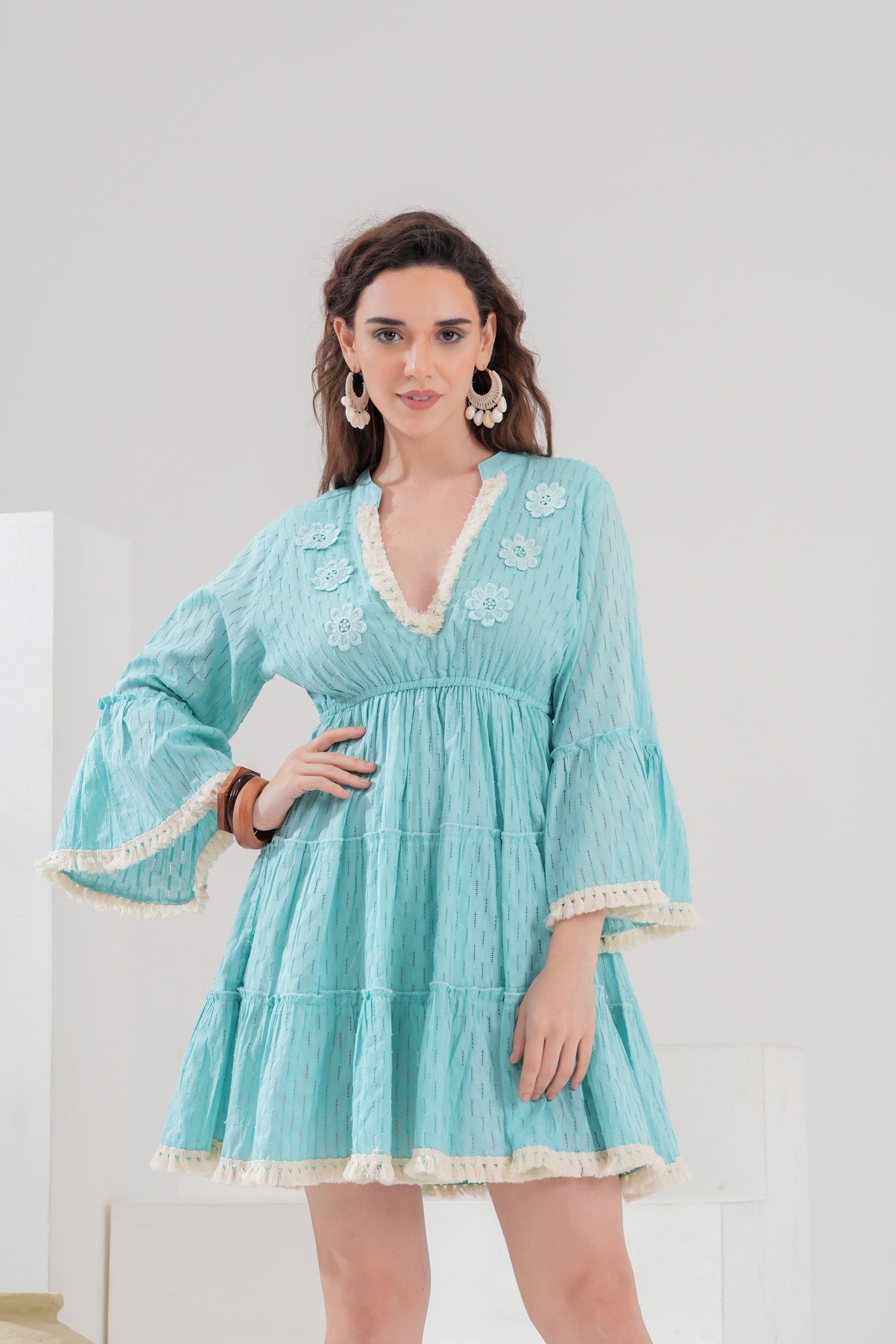 Vestido Tara Aqua