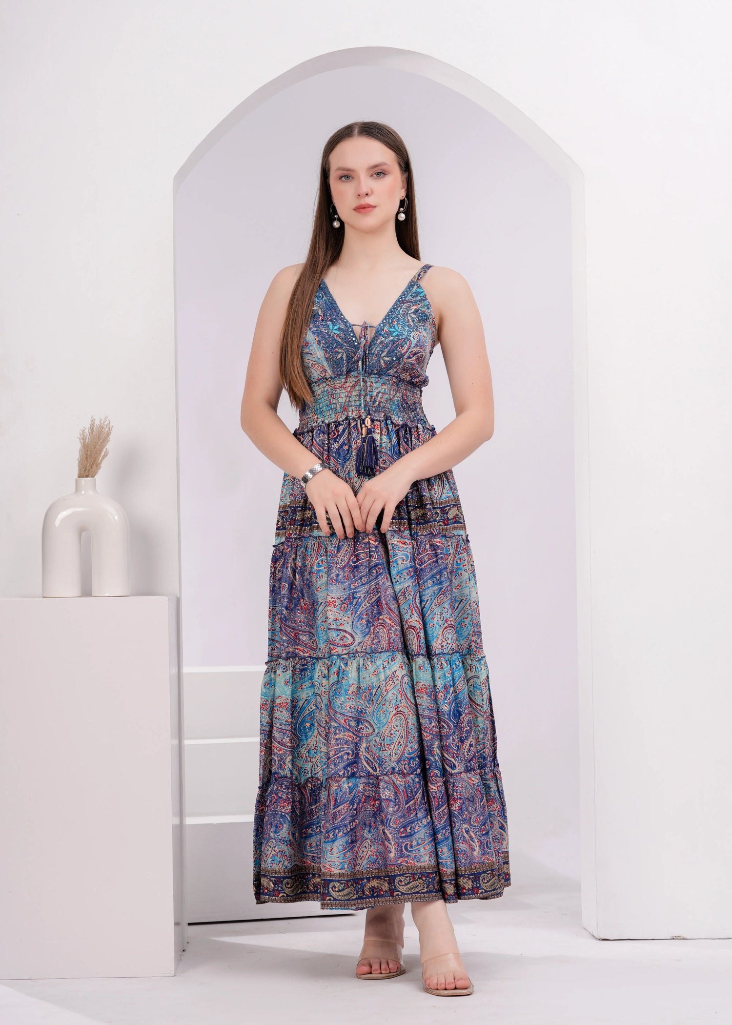 Vestido Maxi Boho Statement