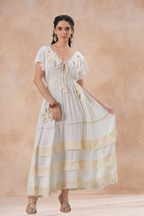 Vestido Anaya Ivory Boho