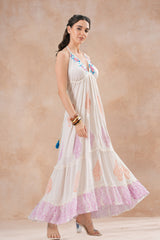 Vestido Aluna Boho Halter