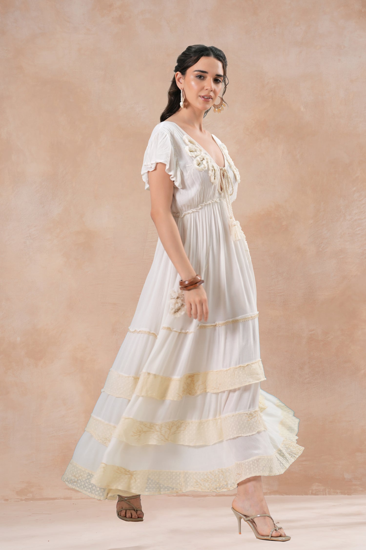 Vestido Anaya Ivory Boho