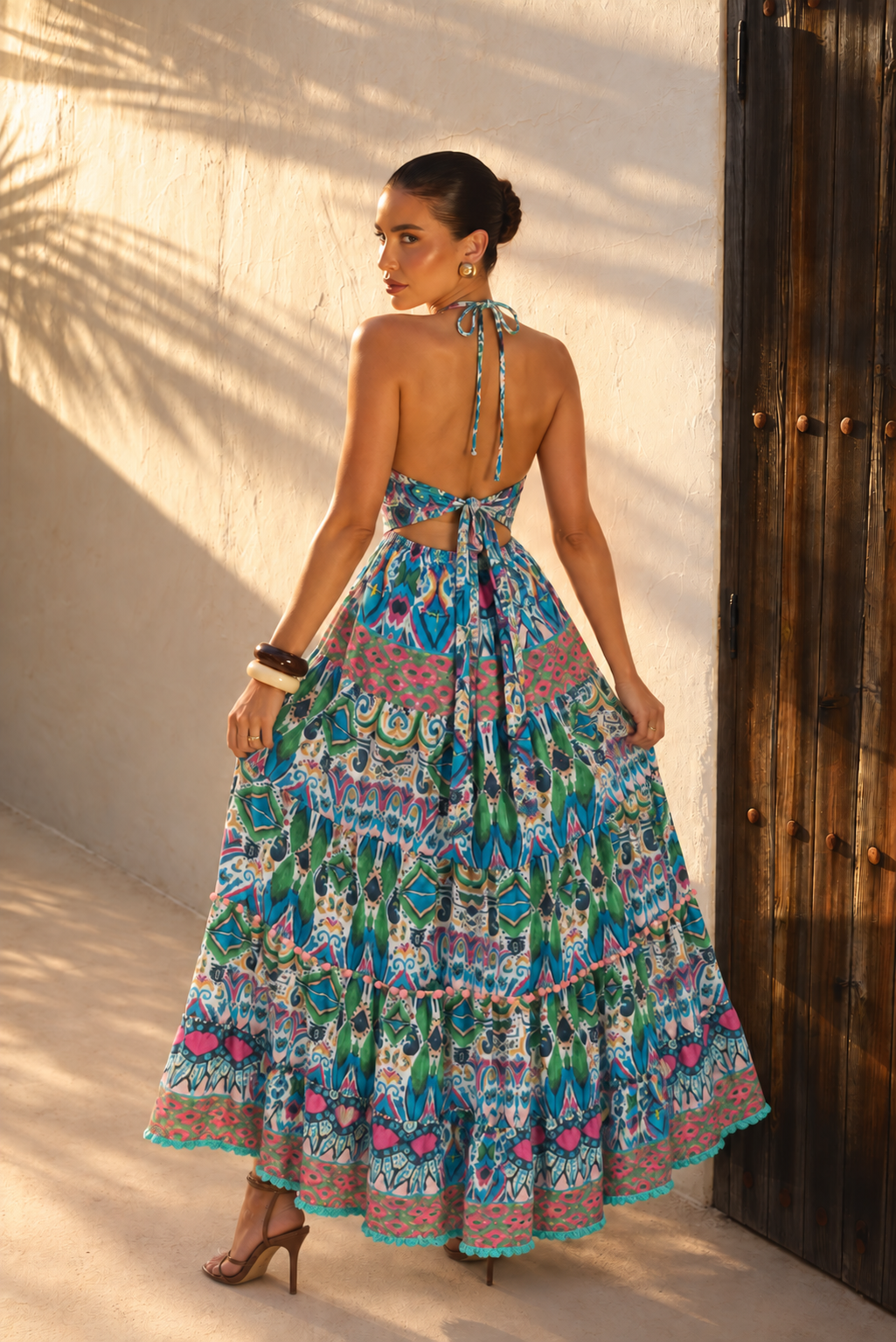 Vestido Largo Nomad Mosaic Tassel