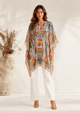 Kaftán Mediterranean Mosaic Blusa
