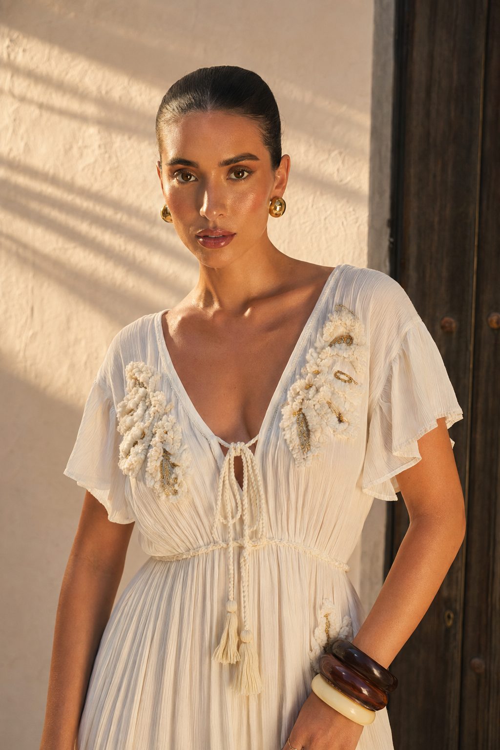 Vestido Anaya Ivory Boho
