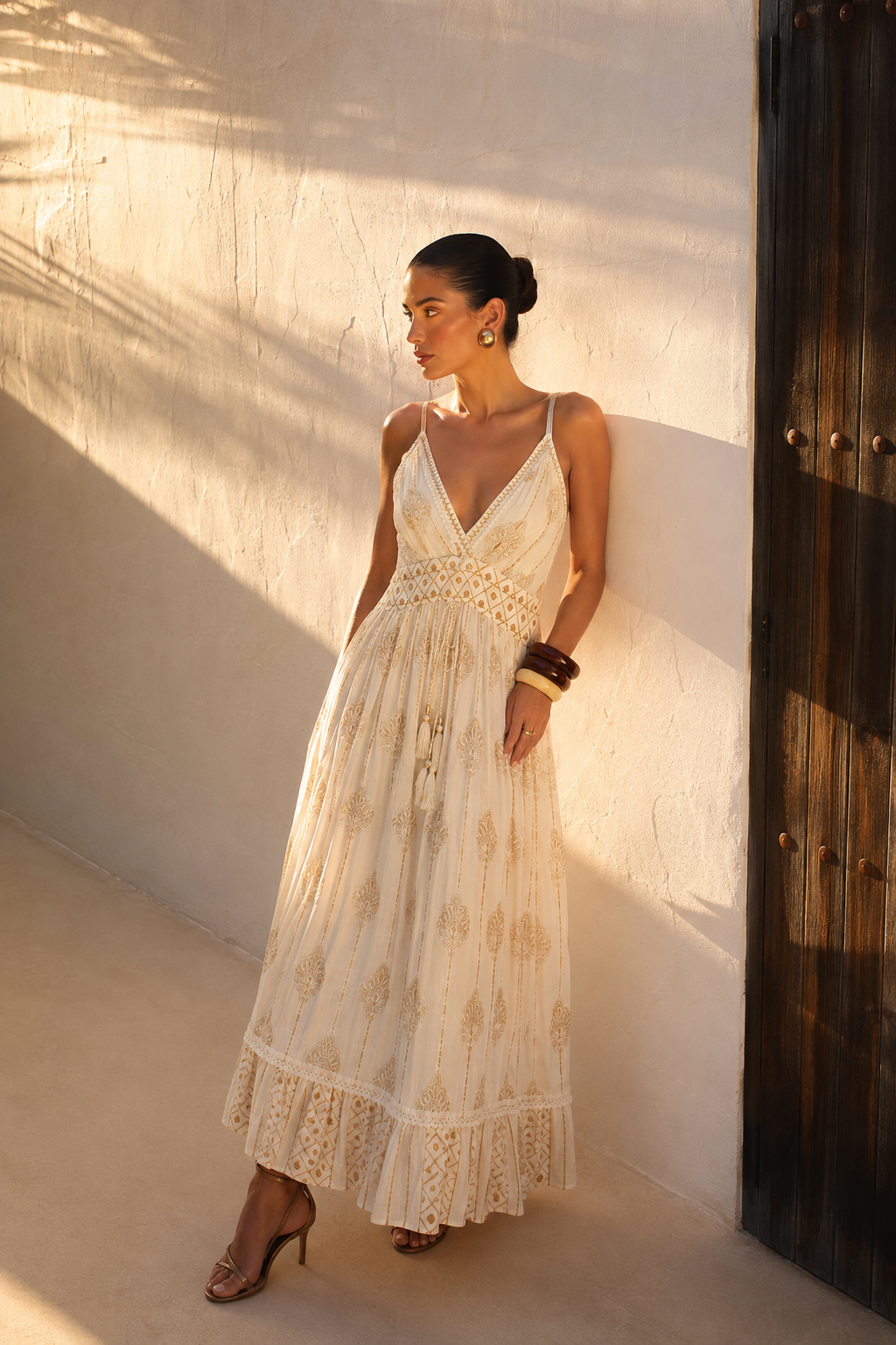 Vestido Largo Golden Dune