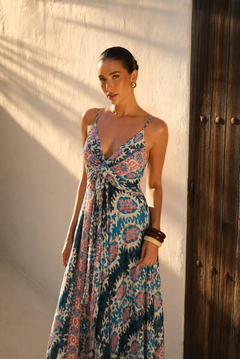 Vestido Largo Azure Nomad | azul marino