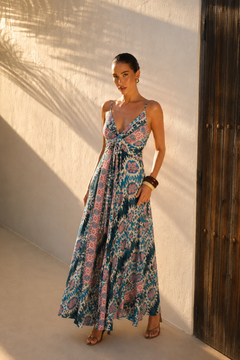 Vestido Largo Azure Nomad | azul marino