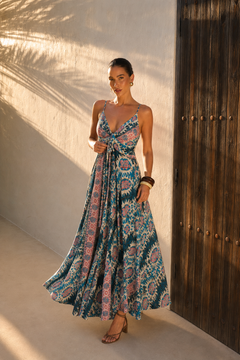 Vestido Largo Azure Nomad | azul marino