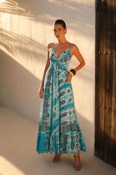 Vestido Largo Azure Nomad | azul rey