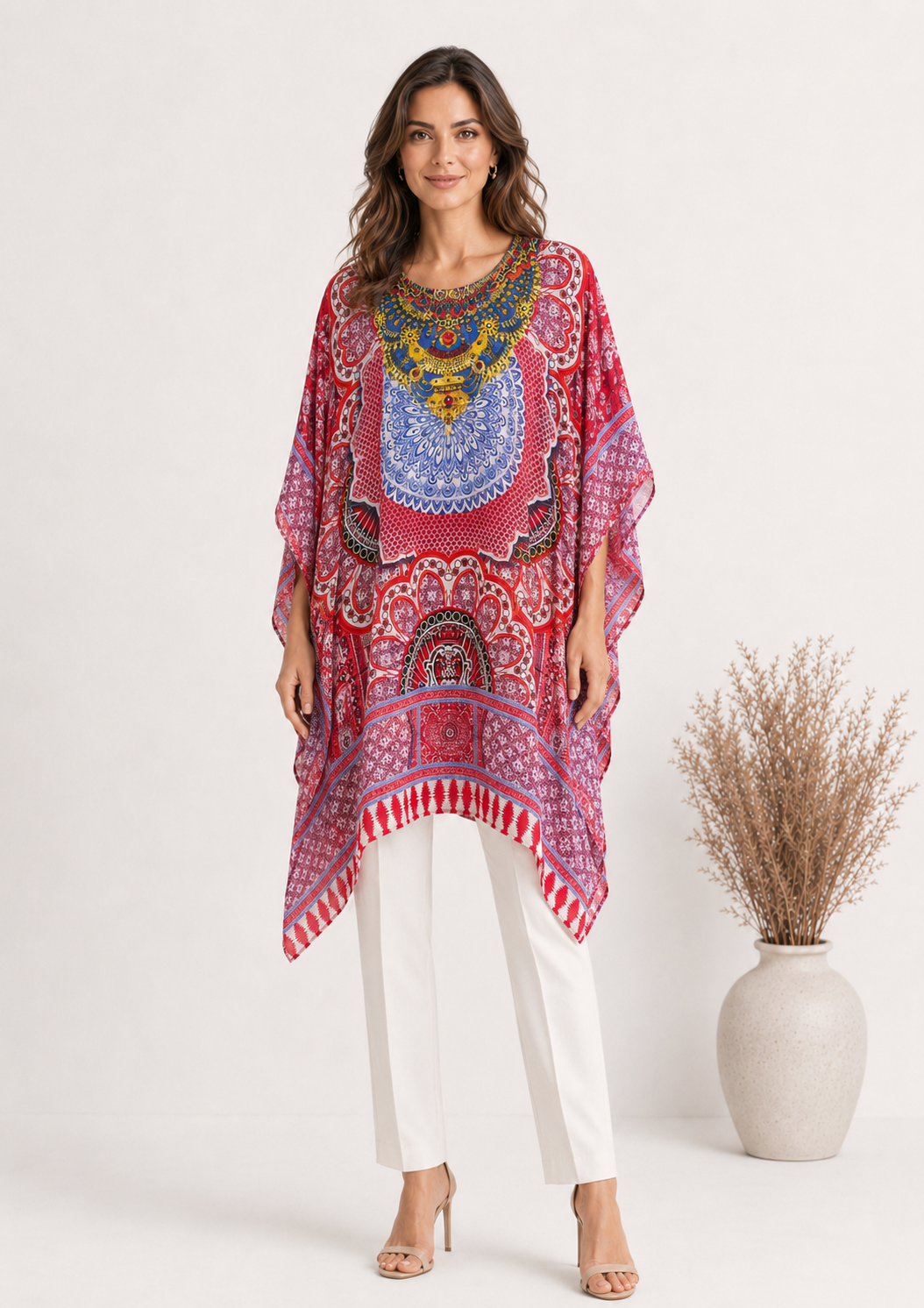 Kaftán Azure Mandala Luxe Blusa