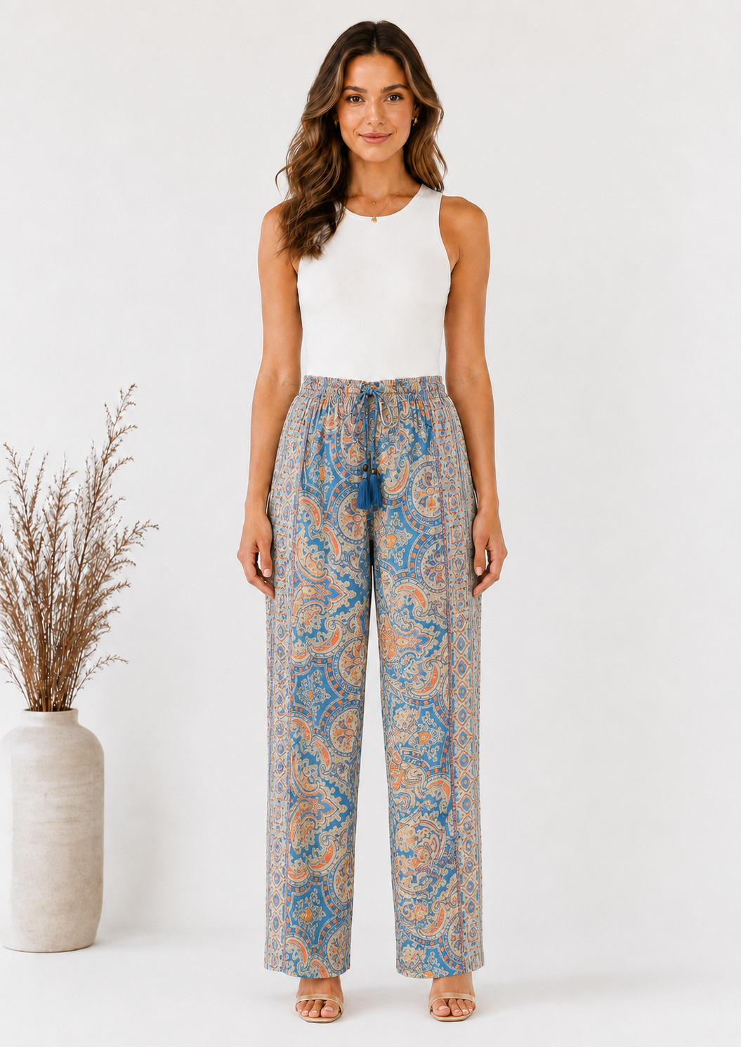 Pantalón Palazzo Nomad Paisley
