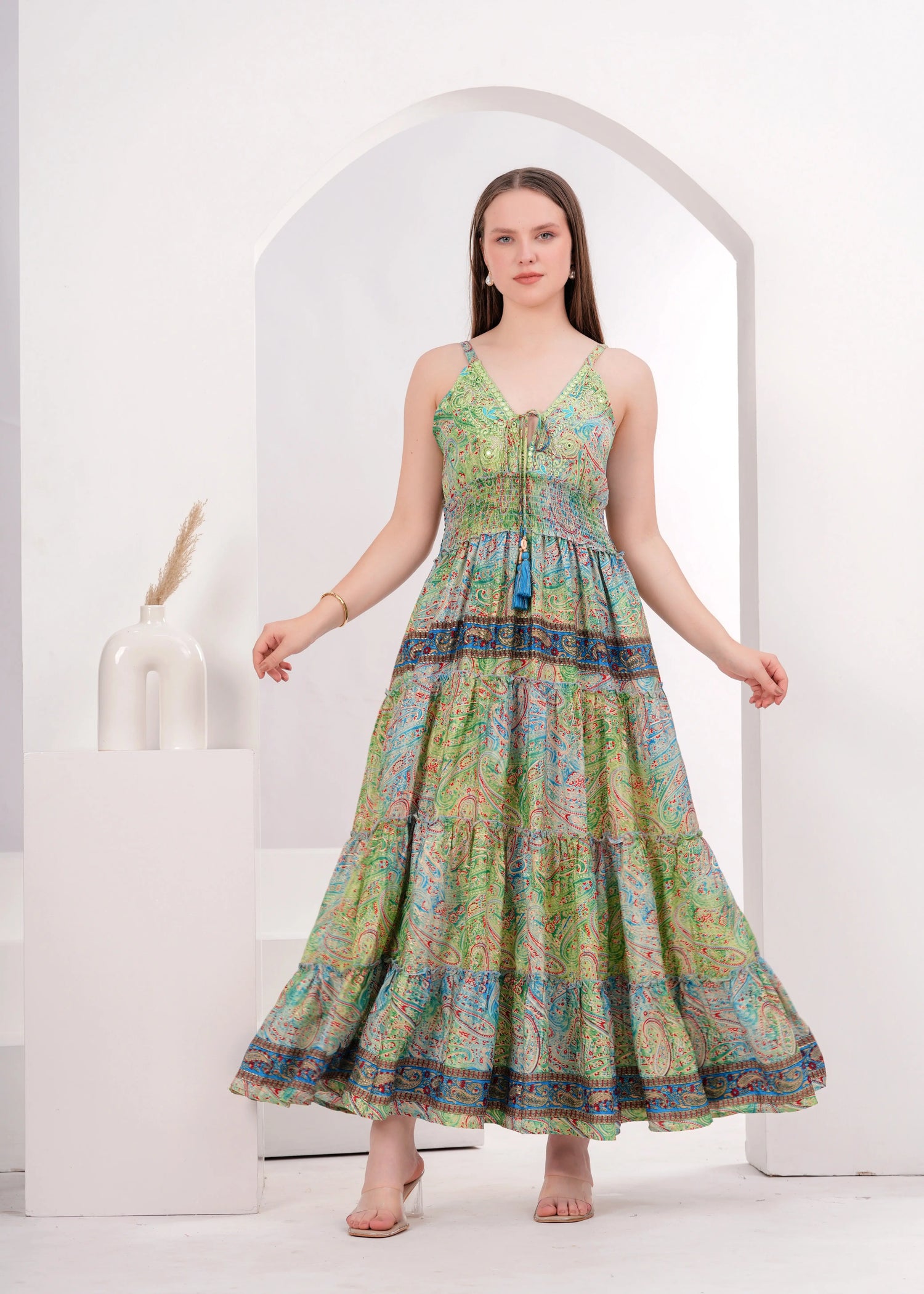 Vestido Maxi Boho Statement