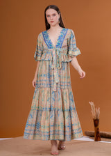 Vestido Desert Muse | azul-rey