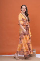 Vestido Desert Muse | naranja-intenso