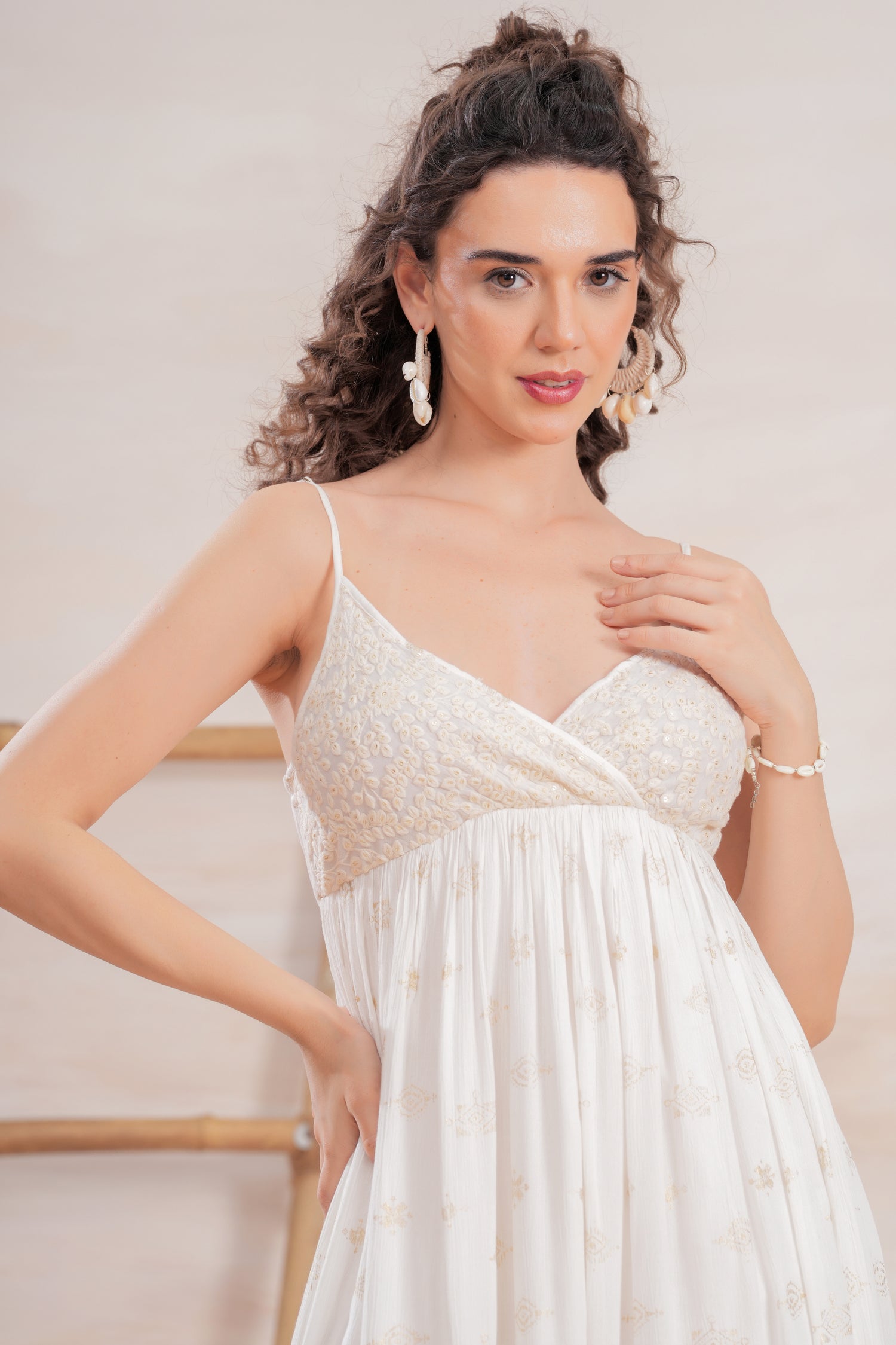 Vestido Lotus Ivory