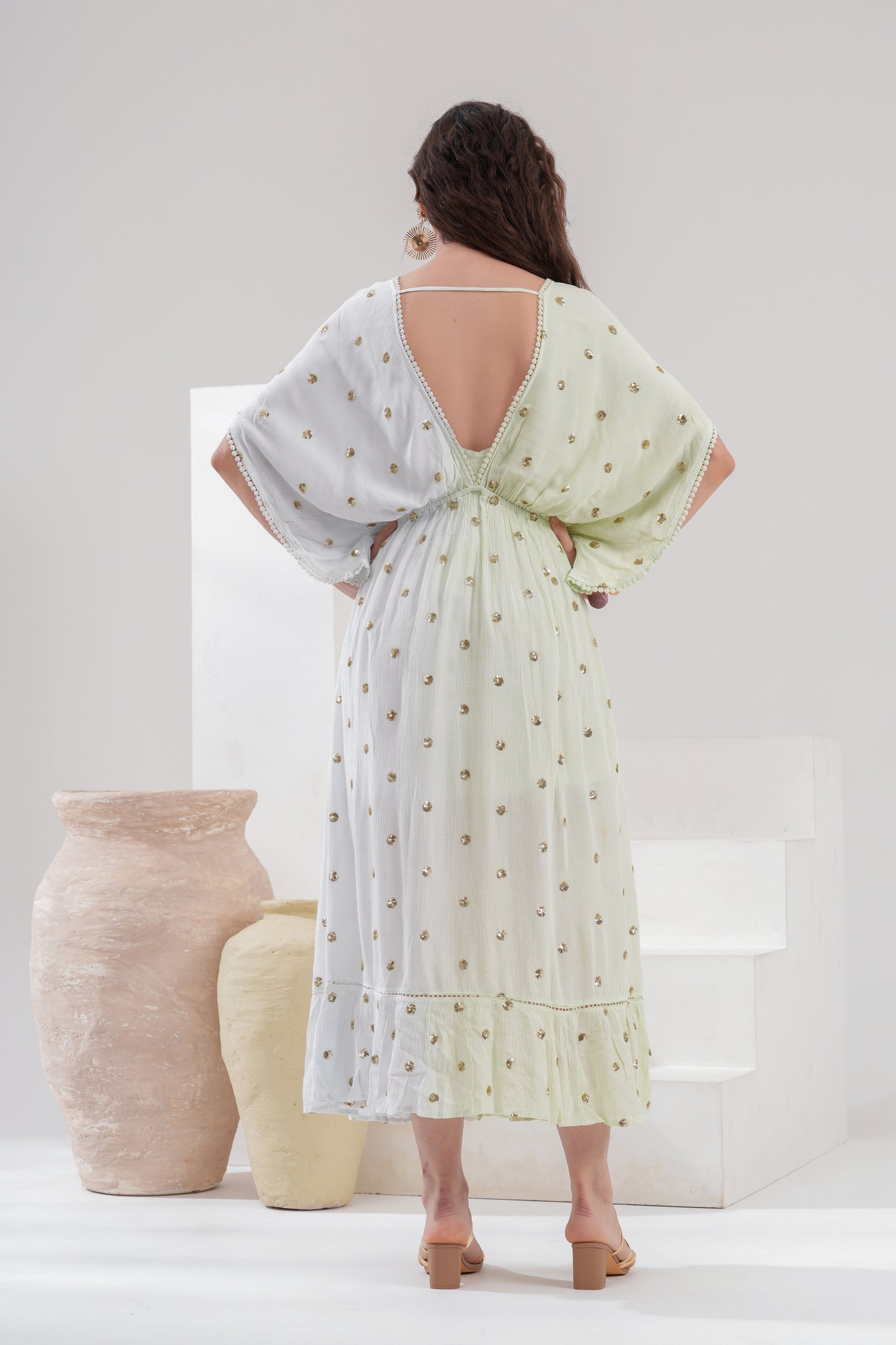 Vestido Maxi Dual Mint