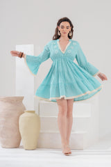 Vestido Tara Aqua