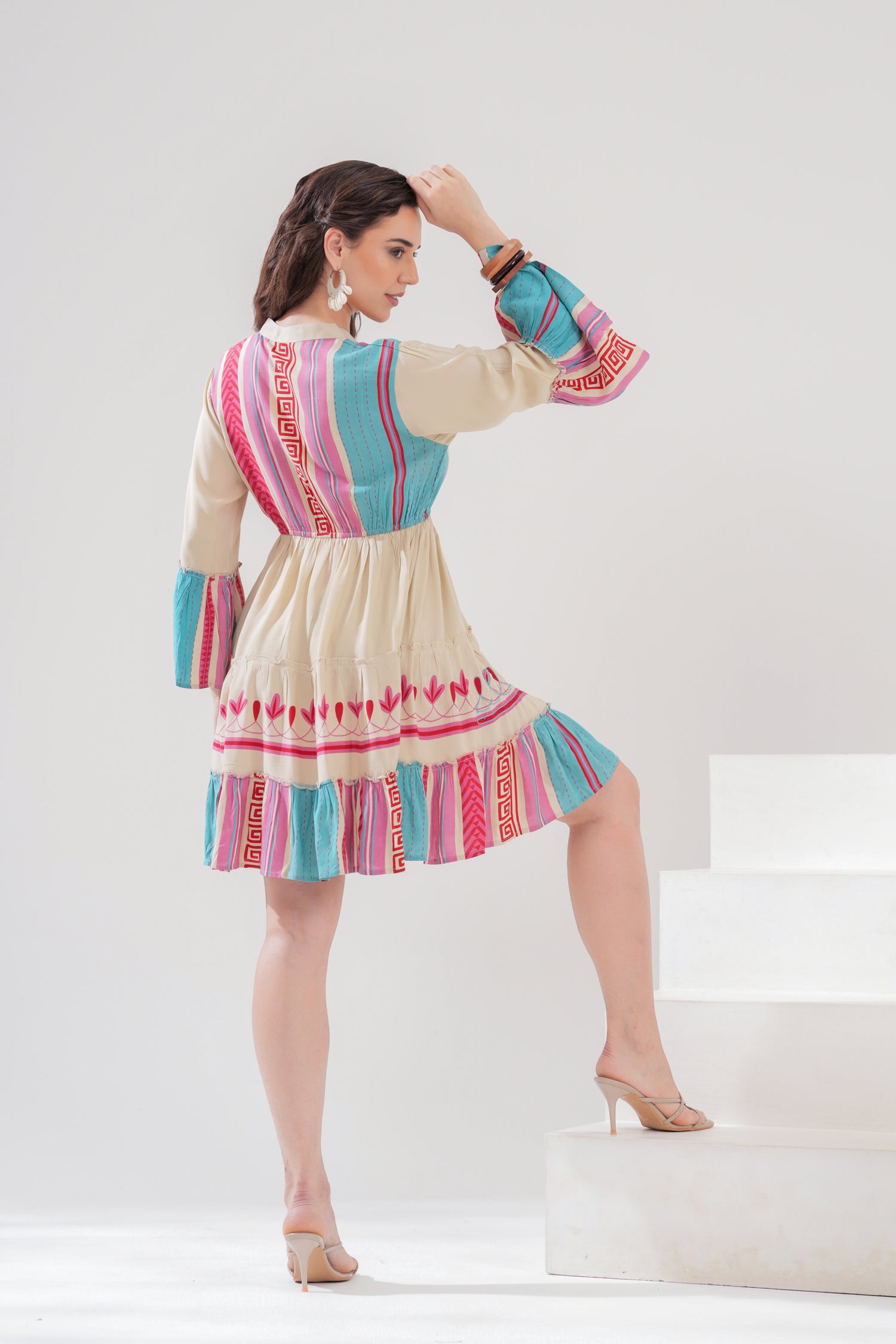 Vestido Anika Boho Mix