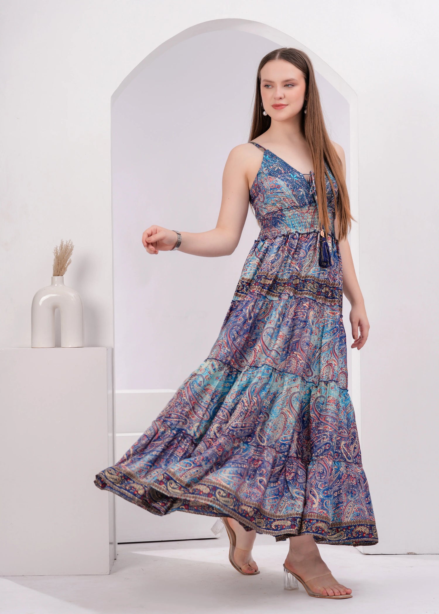 Vestido Maxi Boho Statement