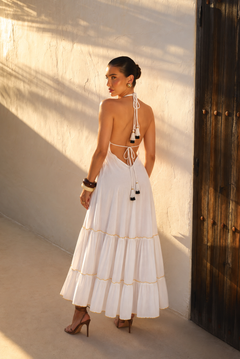Vestido Largo Maharani | blanco